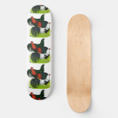 Langschwanztrio Skateboard (Vorderseite)
