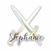 Langschwert HEMA Personalisiert Aufkleber (Vorderseite)