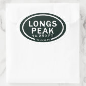 Längshöhe 14.259 FT CO Aufkleber (Tasche)