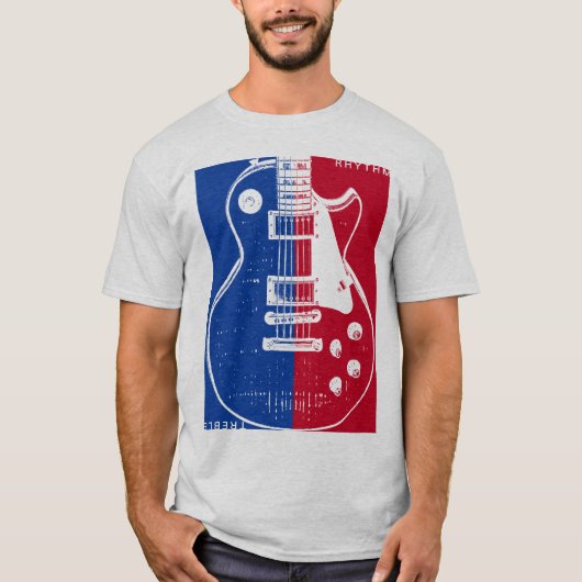 Langspielplatten-Gitarre Shirt (Vorderseite)