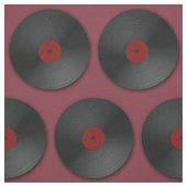Langspielplatten-Plattenen-Muster Stoff (Muster)