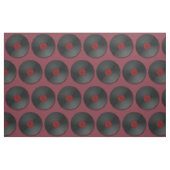 Langspielplatten-Plattenen-Muster Stoff (Fat Quarter (45,7 x 55,9 cm))