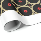 Langspielplatten und 45s geschenkpapier (Rolleneckpunkt)
