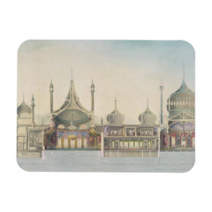 Längsprofil (L R) zum Organ, Musik-Raum, G Magnet