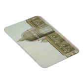 Längsquerschnitt der St. Peter's in Rom, Magnet (Rechte Seite)