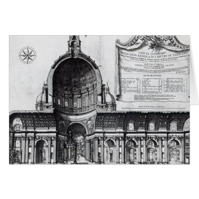 Längsquerschnitt von St Peter (Vorderseite (Horizontal))