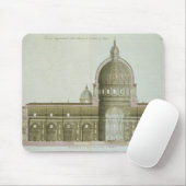 Längsquerschnitt von St Peter in Rom, Mousepad (Mit Mouse)