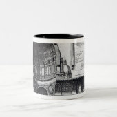 Längsquerschnitt von St Peter Zweifarbige Tasse (Mittel)