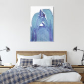 Längsschnitt eines Ahornstammes (Acer) Leinwanddruck (Insitu (Schlafzimmer))