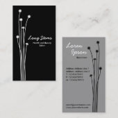 Langstämme - Monochrome Visitenkarte (Vorne/Hinten)