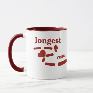 Längste Straßen-Tasse - Rot Tasse