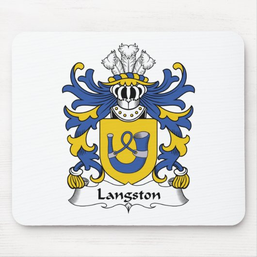 Langston Familienwappen Mousepad (Vorne)