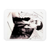 Langston Hughes, amerikanischer Dichter Magnet (Horizontal)