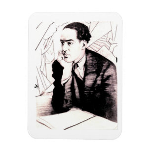 Langston Hughes, amerikanischer Dichter Magnet