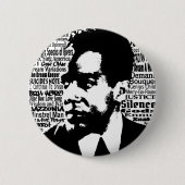 Langston Hughes-Knopf Button (Vorderseite)