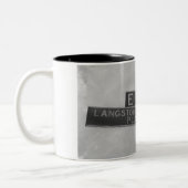 Langston Hughes Platz-Tasse Zweifarbige Tasse (Links)