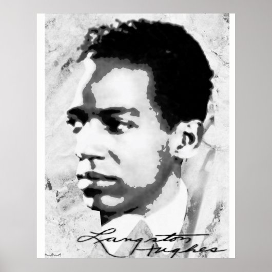 Langston Hughes Poster (Vorne)