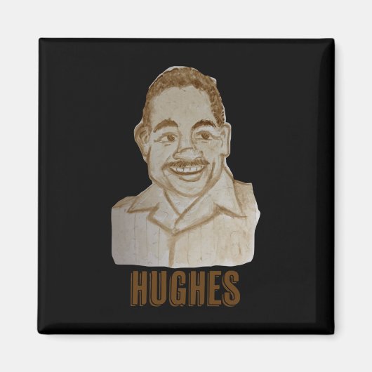 Langston Hughes Sticker Magnet (Vorne)