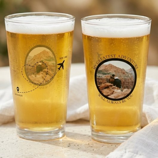 Langstrecken-Beziehungsfoto  Glas