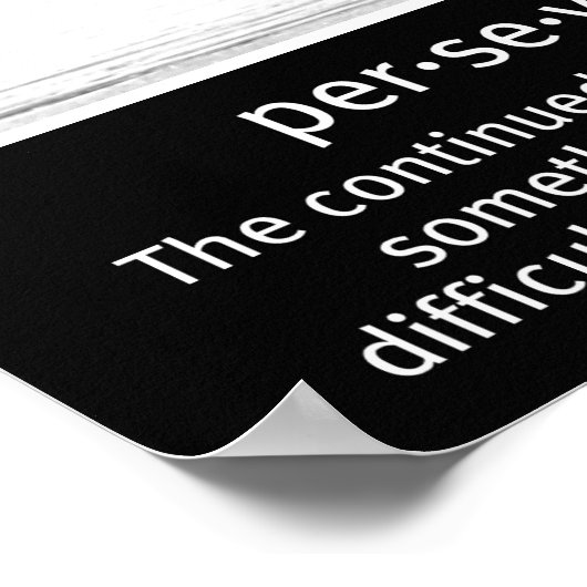 Langstreckendauer Poster (Ecke)