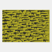 Langstreckengewehre für militärische Ausrüstung Geschenkpapier Set (Vorderseite)