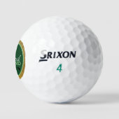 LangstreckenGolfers klassisches Monogramm Golfball (Logo)
