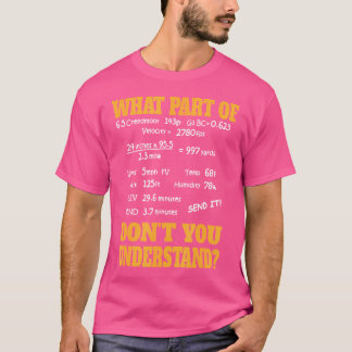 Langstreckenschießen Wettkampf-Sportschießen T-Shirt