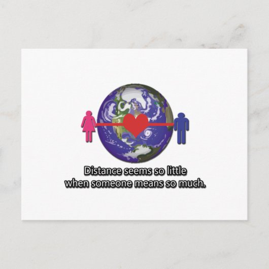 Langstreckenverhältnis Postkarte (Vorderseite)