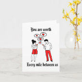 Langstreckenverhältnis Valentinstag Gruß Karte (Gelbe Blume)