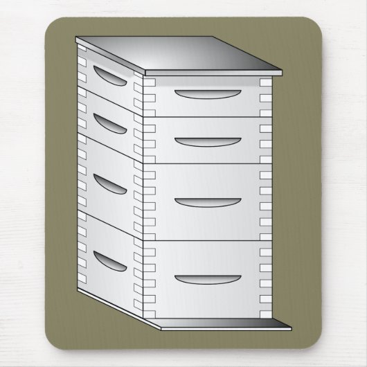 Langstroth Beehive Mousepad (Vorne)