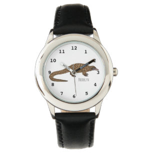 Langtailed Pangolin Cartoon Armbanduhr