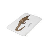 Langtailed Pangolin Cartoon Badematte (Schrägansicht)