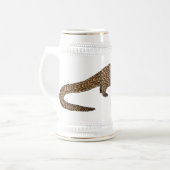Langtailed Pangolin Cartoon Bierglas (Vorderseite Links)