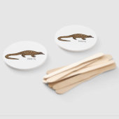 Langtailed Pangolin Cartoon Fächer (Non-assembled)