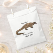Langtailed Pangolin Cartoon Geschenktütchen (Ausgeschnitten)