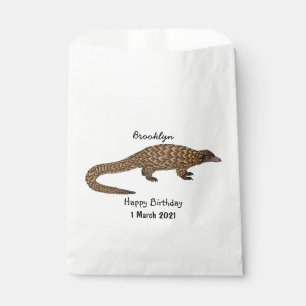 Langtailed Pangolin Cartoon Geschenktütchen