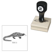 Langtailed Pangolin Cartoon Gummistempel (Stempel)