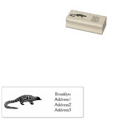 Langtailed Pangolin Cartoon Gummistempel (Stempel)