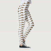 Langtailed Pangolin Cartoon Leggings (Rechts)