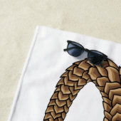 Langtailed Pangolin Cartoon Strandtuch (Beispiel)