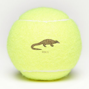 Langtailed Pangolin Cartoon Tennisbälle