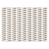 Langtailed Pangolin Cartoon Tischdecke (Vorderseite (Horizontal))