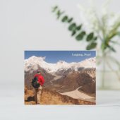 Langtang Mountains Postkarte (Stehend Vorderseite)