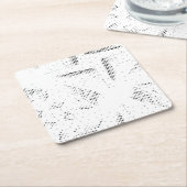 Language, Concord Paper Coaster Rechteckiger Pappuntersetzer (angewinkelt)