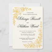 'Language of Love' All-in-One Wedding Invitation Einladung (Vorderseite)