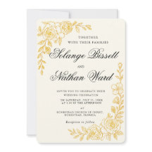 'Language of Love' All-in-One Wedding Invitation