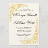 'Language of Love' All-in-One Wedding Invitation Einladung (Vorderseite)
