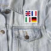 Languages spoken - Langues gesprochene Button (Beispiel)