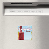 Languedoc Frankreich Reiseplakat Magnet (In Situ (Geschirrspüler))