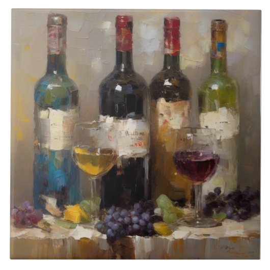 Languedoc-Roussillon Fliese (Vorderseite)